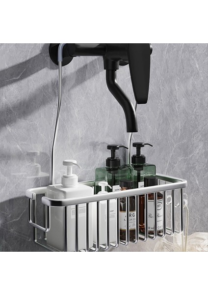 Çıkarılabilir Banyo Sepet Şampuan Tutucu Dökülmeden Banyo Duş Depolama Organizatörü Için Uygun Raf A (Yurt Dışından) fırsatları