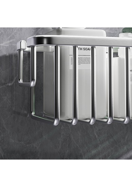 Çıkarılabilir Banyo Sepet Şampuan Tutucu Dökülmeden Banyo Duş Depolama Organizatörü Için Uygun Raf A (Yurt Dışından) indirimleri