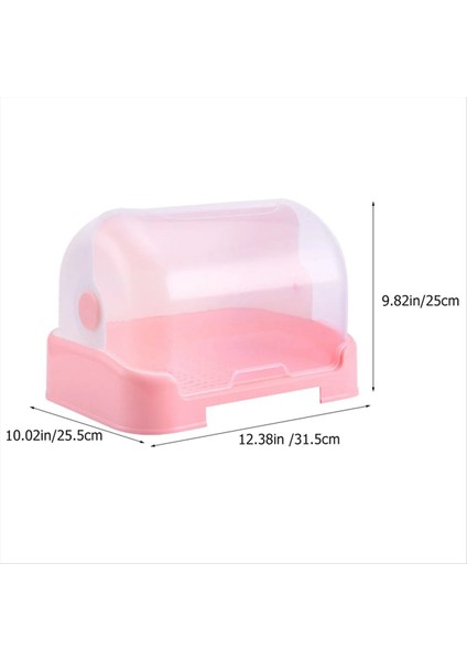 Su Şişesi Kurutma Rafı Terraryum Fogger Bebek Şişeleri Aksesuarlar Kurutucu Cam Kaplar Tutucu Saklama Kutusu A (Yurt Dışından)