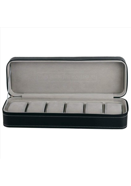 3x 6 Yuva Izleme Kutusu Taşınabilir Seyahat Fermuarı Kılıfı Toplayıcı Depolama Mücevher Saklama Kutusu (Siyah) (Yurt Dışından) modelleri