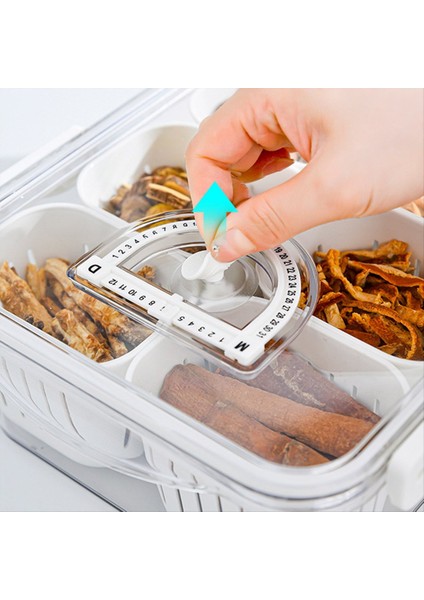 Kaplamalı Servis Tepsisi Kapak 8 Bölge Sebzeleri Tepsisi Taşınabilir Kare Snackle Kutusu Istiflenebilir Seyahat Depolama Kapları (Yurt Dışından) fiyatları