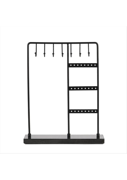 Mermer Takı Ekranı Stand Çıkarılabilir Masaüstü Küpe Stand Kolye Yüzük Mücevher Stand Takı Depolama Rafı (Yurt Dışından)
