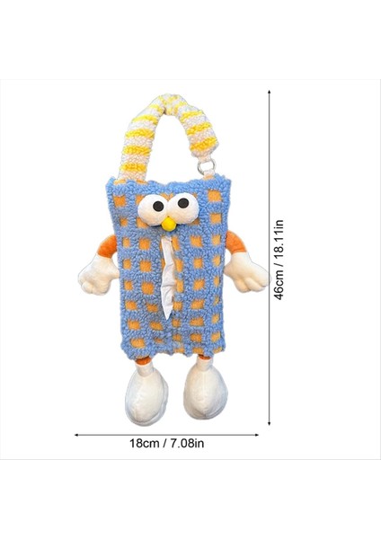 Sevimli Araba Doku Tutucu - Araba Arka Koltuk Doku Tutucu Peluş Karikatür Hayvan Doku Depolama Tutucu Asma Doku Kutusu D (Yurt Dışından) modelleri