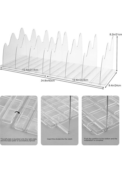 Dolap Çanta Organizatörü 2 Paket Akrilik Şeffaf Çanta Depolama Ayarlanabilir Çanta Depolama Organizatörü Için Çanta Organizatörü (Yurt Dışından) fiyatları