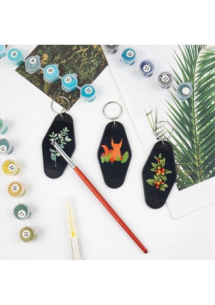 60 Pack Motel Keychain Boşluklar Vintage Motel Anahtarlıklar Süblimasyon Vinil Dıy Üretimi Için Back Keyshaın Keyher (Yurt Dışından) fırsatları