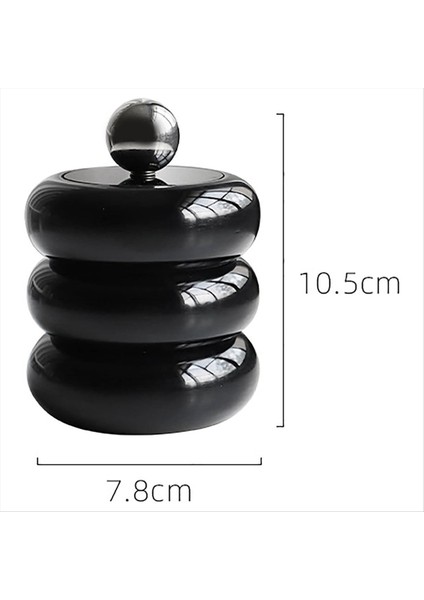 Qtıp Tutucu Dispenser Reçine Pamuk Swab Dispenser Masaüstü Jars Banyo Iskandin (Yurt Dışından) modelleri