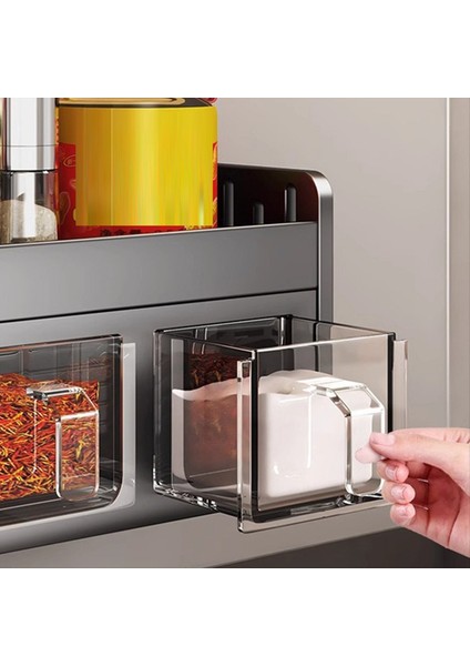 Duvara Monte Paslanmaz Çelik Baharat Rafı-Mutfak Baharatları Kavanozlar ve Organizatörler Için Çok Fonksiyonlu Depolama (Yurt Dışından) indirimleri