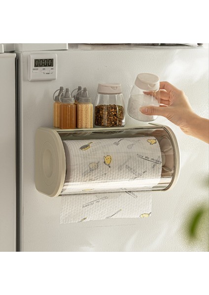 Banyo Kağıt Havlu Organizatör Büyük Rulo Duvar Montaj Tutucu Açık Toz Geçirmez Kapak Modern Doku Dağıtıcı Depolama A (Yurt Dışından) modelleri