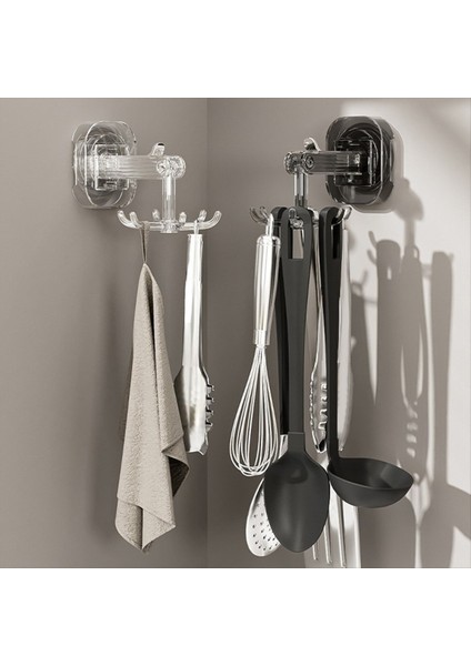 Banyo Duvar ve Tavan Döner Kanca 6 Pençe Döner Kanca Duş Askı Banyo Tuvalet Masası B ile Uyumlu (Yurt Dışından) modelleri