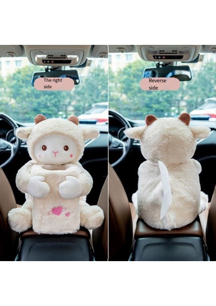 Araba Doku Kutusu Kutusu Dekorasyon Hayvan Yolu Depolama Kutusunun Içinde 2 Arada Sevimli Araba Kağıt Kutusu (Yurt Dışından) indirimleri