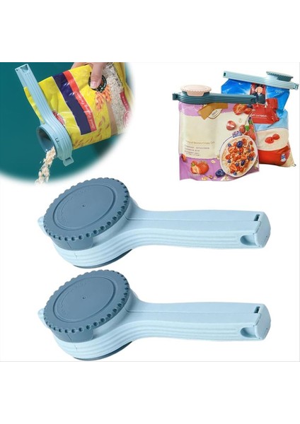 Sızdırmazlık ve Dökme Torba Kelepçesi Yeniden Kullanılabilir Depolama Sızdırmazlık Klipsi Patates Çip Çanta Tutucu Dökme Nozul Gıda Klipsi (Yurt Dışından) fırsatları