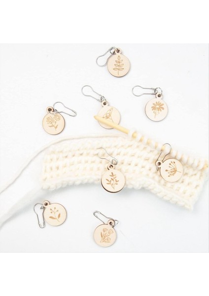 16PCS Örgü ve Tığ Işi Için Ahşap Saklama Kutusu Olan Çıkarılabilir Dikiş Işaretleyicileri Ahşap Tığ Işi Işaretleyici Takılar (Yurt Dışından) fiyatları