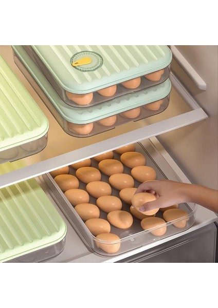 Buzdolabı Için Yumurta Tutucu Ev Yumurta Kutusu Koruma Kutusu Şeffaf Plastik Saklama Kutusu Yumurta Saklama Kutusu Beyaz (Yurt Dışından) fiyatları