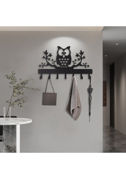 7hooks Baykuş Metal Duvara Monte Metal Anahtar Tutucu Baykuş Anahtar Askısı Madalya Askı Tasması Askı Anahtar Organizatörü Metal Anahtar Kancası (Yurt Dışından) fiyatları