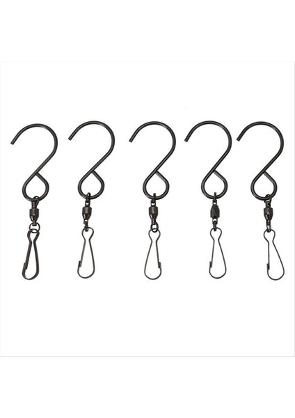 5 Adet Kristal Bükülme ve Kuş Besleyicileri Asmak Için Çok Yönlü Dönen Kancalar (Yurt Dışından)