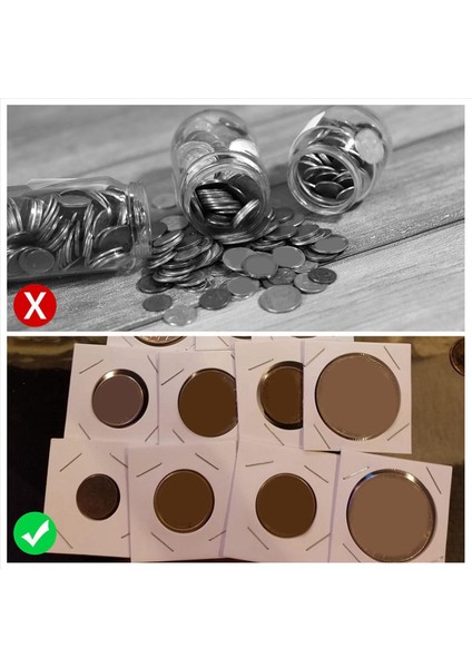 600PCS 6 Çeşitli Boyutlar Para Tutucular Coin Albüm Para Depolama Para Kağıt Kağıt Tutucular Para Protect (Yurt Dışından) indirimleri