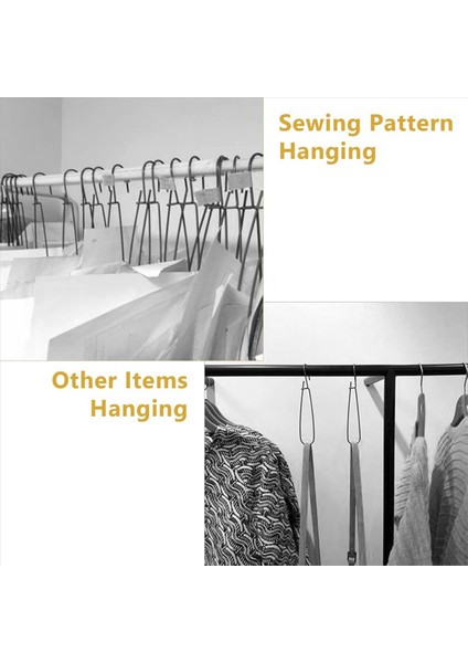 48 Pcs 7 3 Inç Metal Desen Kancaları Dikiş Deseni Yapma Askı Askı (Yurt Dışından) modelleri