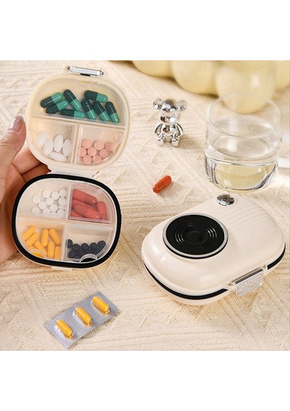 2pcs Günlük Ilaçlar Için Taşınabilir Haftalık Hap Düzenleyici Kutusu - Mini 7 Günlük Seyahat Kılıfı 8X8X3 5cm (Yurt Dışından) fırsatları