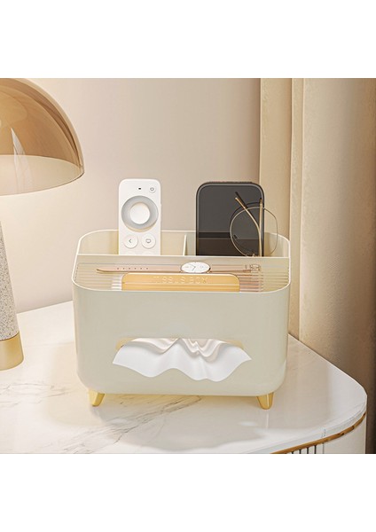 Doku Saklama Kutusu Çok Işlevli Doku Kutusu Tutucu Modern Doku Dağıtıcı Doku Örtüsü Komodin Organizatörü A (Yurt Dışından) fiyatları