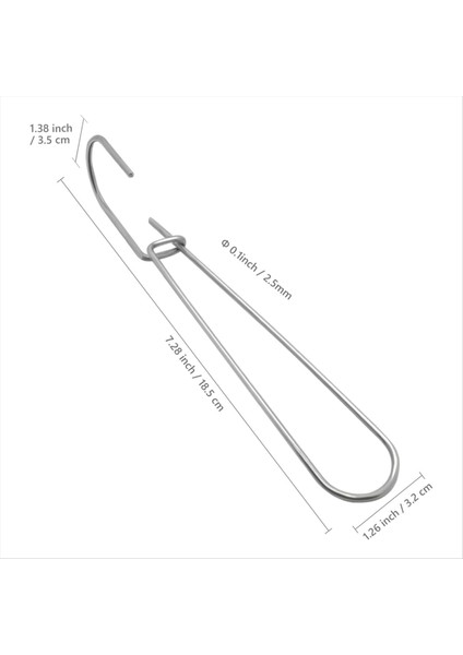 Desen Kancaları 24 Pcs Metal Desen Askıları 7 3 Inç Dikiş Deseni Yapım Kağıt Depolama Asma Kanca (Yurt Dışından) modelleri