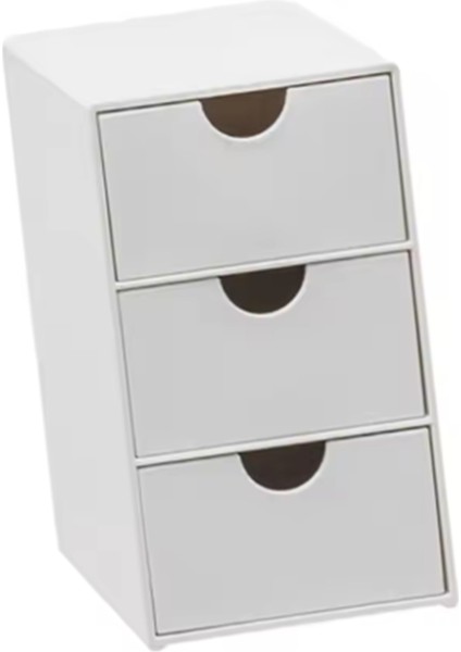 3 Çekmeceli Masa Organizatörü Çok Fonksiyonlu Toz Geçirmez Istiflenebilir Ofis Malzemeleri Organizatör (Yurt Dışından) fiyatları