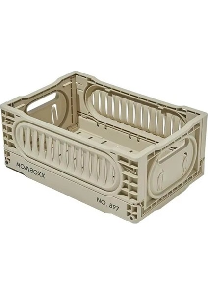 Homboxx Büyük Istiflenebilir Katlanır Depolama Sepetleri - Oyuncaklar Için Çok Amaçlı Ev Organizatörleri Sunuklar Yüksek Kapasite B (Yurt Dışından)