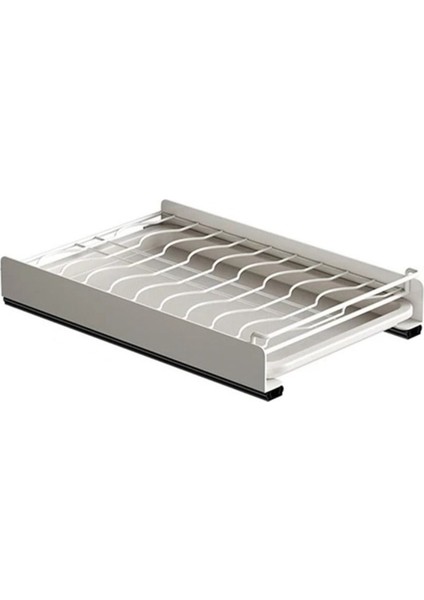 Dolap Rafı Çekme Depolama Tepsisi Mutfak Aksesuarları A (Yurt Dışından)