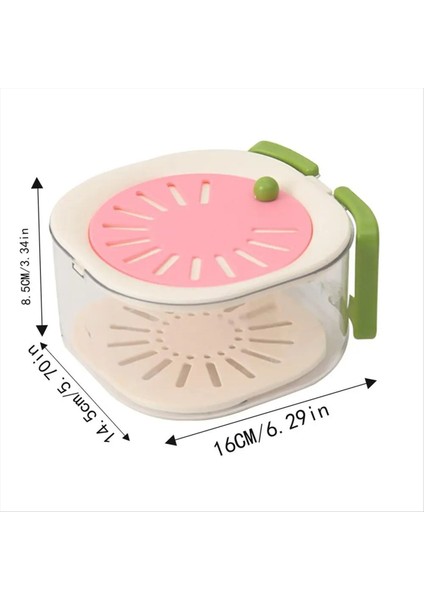 Drenaj Sepet Meyve Yıkama Sepeti Drenaj Sepeti Sevimli Çok Fonksiyonlu Gıda Saklama Kabı (Yurt Dışından) indirimleri