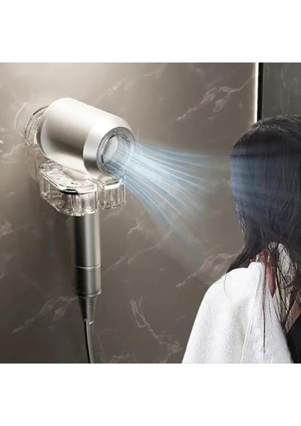 Dönen Saç Kurutma Rafı Yumruksuz Punch Free Duvara Montajlı Saç Kurutma Tutucu Saç Kurutucu Için Saç Kurutma Rafı B (Yurt Dışından) fiyatları