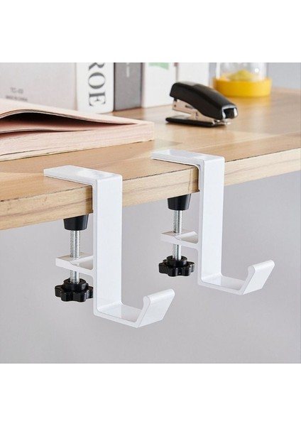 Dökülmemiş Çanta Kanca Masası Yan Çanta Asılı Alet Çıkarılabilir ve Hareketli Çanta Standı Beyaz (Yurt Dışından) fiyatları