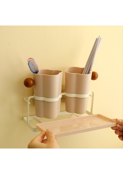 Çok Fonksiyonlu Braket Depolama Yemek Çubukları Tüp Moda Basit Duvar Depolama Güçlü Ev Depolama Yemek Çubukları Kafes B (Yurt Dışından) fiyatları