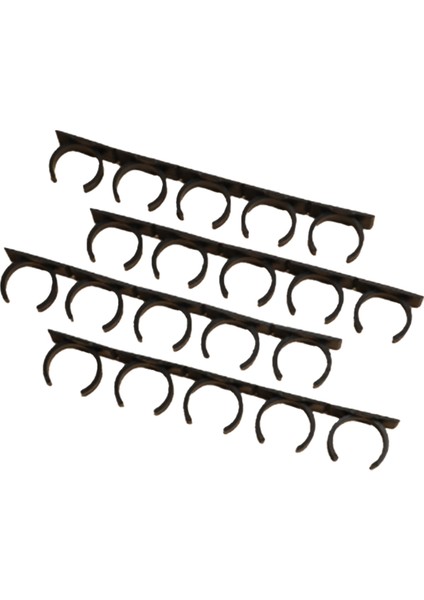 Yapışkan Baharat Klipsli Tutucu Klipsler 20 Baharat Kavanozu Kiler Için Siyah Baharat Organizatörü Mutfak Rv Depolama Odası (Yurt Dışından)