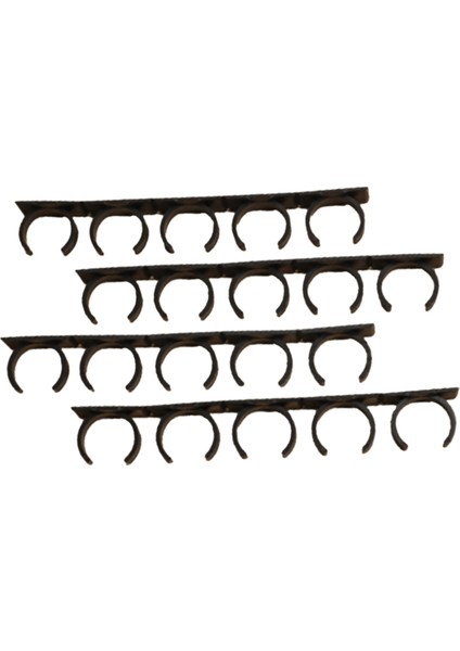 Yapışkan Baharat Klipsli Tutucu Klipsler 20 Baharat Kavanozu Kiler Için Siyah Baharat Organizatörü Mutfak Rv Depolama Odası (Yurt Dışından) fiyatları