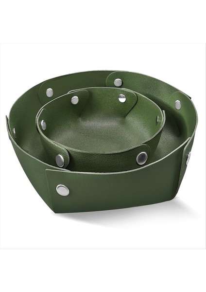 Pu Deri Takı Tepsisi Masa Tepsisi Başucu Odele Masa Tepsisi Dekoratif Taşınabilir Giriş Masaüstü Catchall Tepsi A (Yurt Dışından)