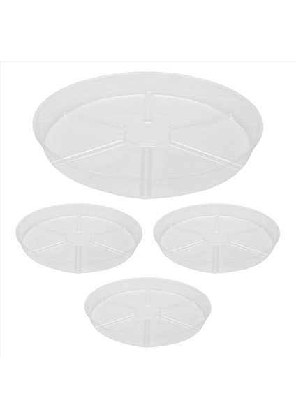 4 Paket Berrak Bitki Tabağı 12 Inç Plastik Bitki Tabakları Kapalı Açık Bahçe Için Dayanıklı Daha Kalın Bitki Tepsisi Saksı Saksı (Yurt Dışından) modelleri