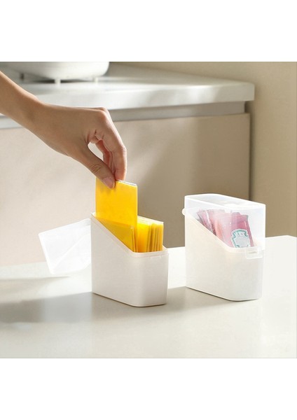 Buzdolabı Için Dilimlenmiş Peynir Kabı 4 Adet Peynir Saklama Kutusu Flip Kapak Peynir Kaleci Peynir Koruyucu Beyaz (Yurt Dışından) modelleri