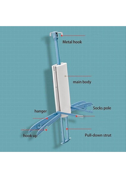 Yağmur Günleri Için Klima Kurutma Rafı Altında Taşınabilir Seyahat Dostu Kurutma Rafı Pembe (Yurt Dışından) fırsatları