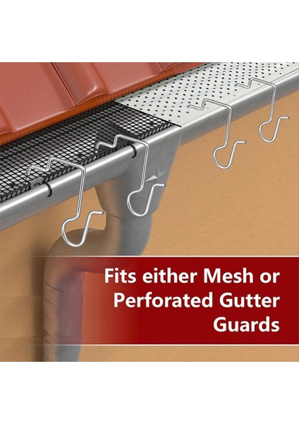 Delikli Muhafızlarla Oluklar Için Noel Işığı Askı Kancaları Açık Noel Işıkları Için Noel Işık Kancaları A A (Yurt Dışından) indirimleri