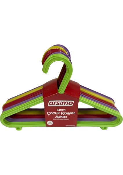 Gardrop Askısı (25 Li Paket 5 Renk)