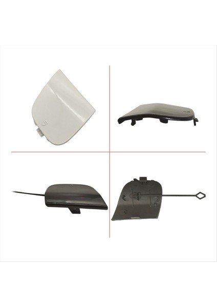 Araba Arka Tampon Çekme Kanca Deliği Kapağı Boyalı 2058851624 Mercedes-Benz Için W205 2015-2021 Arka Römork Kapağı Siyah (Yurt Dışından) modelleri