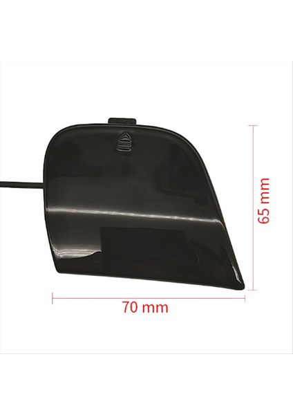 Araba Arka Tampon Çekme Kanca Deliği Kapağı Boyalı 2058851624 Mercedes-Benz Için W205 2015-2021 Arka Römork Kapağı Siyah (Yurt Dışından) indirimleri