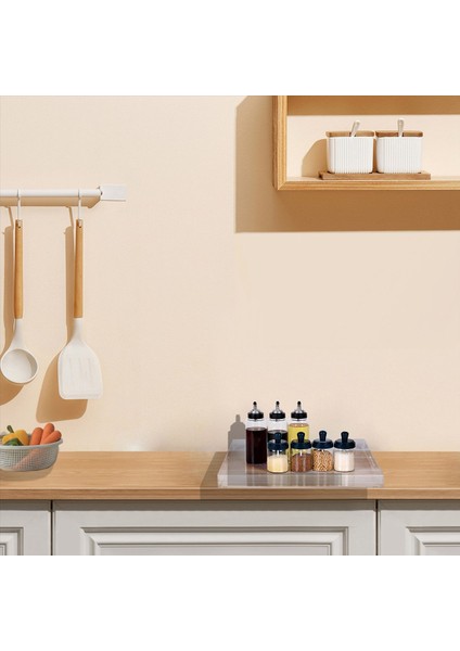 Akrilik Şeffaf Tepsi Akrilik Servis Tepsisi Tutamaklı Akrilik Atıştırmalık Plakası Çok Fonksiyonlu Depolama Plakası (Yurt Dışından) modelleri