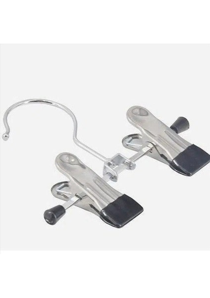 12PCS Ayarlanabilir Paslanmaz Çelik Ayakkabı Raf Pantolon Klasör Önyükleme Askı Tutucu Taşınabilir Seyahat Çamaşır Çamaşır Hok Asma Klipsi (Yurt Dışından) modelleri