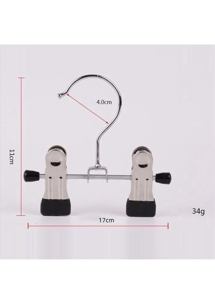 12PCS Ayarlanabilir Paslanmaz Çelik Ayakkabı Raf Pantolon Klasör Önyükleme Askı Tutucu Taşınabilir Seyahat Çamaşır Çamaşır Hok Asma Klipsi (Yurt Dışından) fırsatları