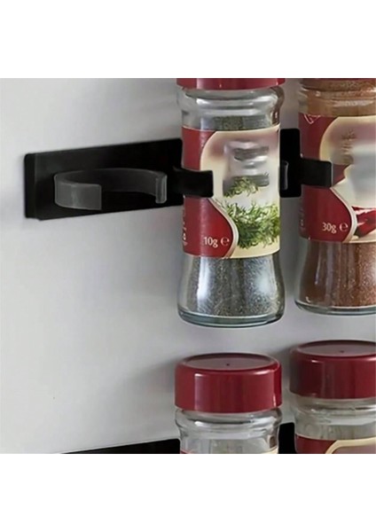 Yapışkan Baharat Klipsli Tutucu Klipsler 20 Baharat Kavanozu Kiler Için Siyah Baharat Organizatörü Mutfak Rv Depolama Odası (Yurt Dışından) indirimleri