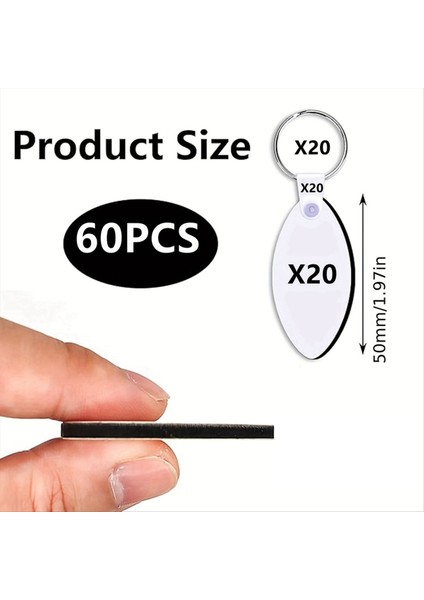 Süblimasyon Anahtarlık Boşlukları Mdf Çift Taraflı Isı Transfer Futbolu Süblimasyon Anahtarlıkları Boşluk (Yurt Dışından) fırsatları