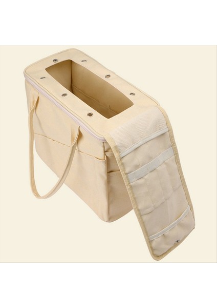 Dikiş Örgü Torbası Iplik Tote Depolama Çantası Yün Tığ Kancaları Örgü Iğneler Dikiş Araçları Dıy Ev Organizatör A (Yurt Dışından) indirimleri