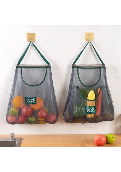 Yeniden Kullanılabilir Mutfak Asılı Örgü Çanta Büyük Kapasiteli Ev Meyve Sebze Depolama No 2 (Yurt Dışından) fiyatları