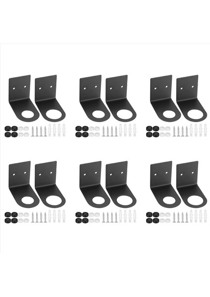 12 Adet Sabun Şişesi Dağıtıcı Tutucular Duvara Monte Sabun Pompası Şişe Dağıtıcı Standları Paslanmaz Çelik Şampuan Dağıtıcı (Yurt Dışından)