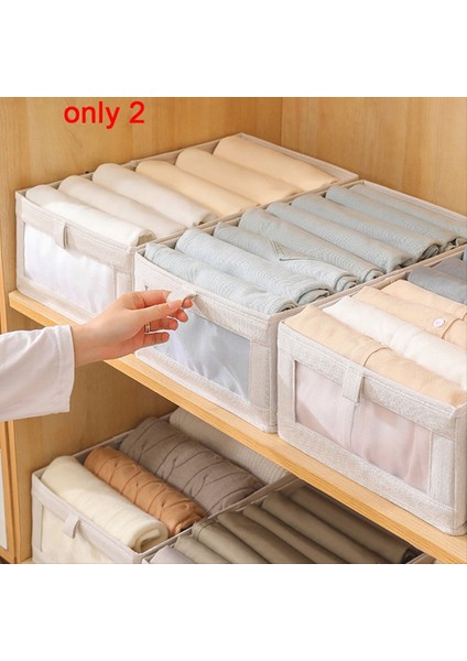 Kumaş Perde Pamuk ve Keten Depolama Kutusu Gardırop Depolama ve Organizasyon Büyük Giyim Saklama Kutusu Katlanabilir Oyuncaklar (Yurt Dışından) fırsatları